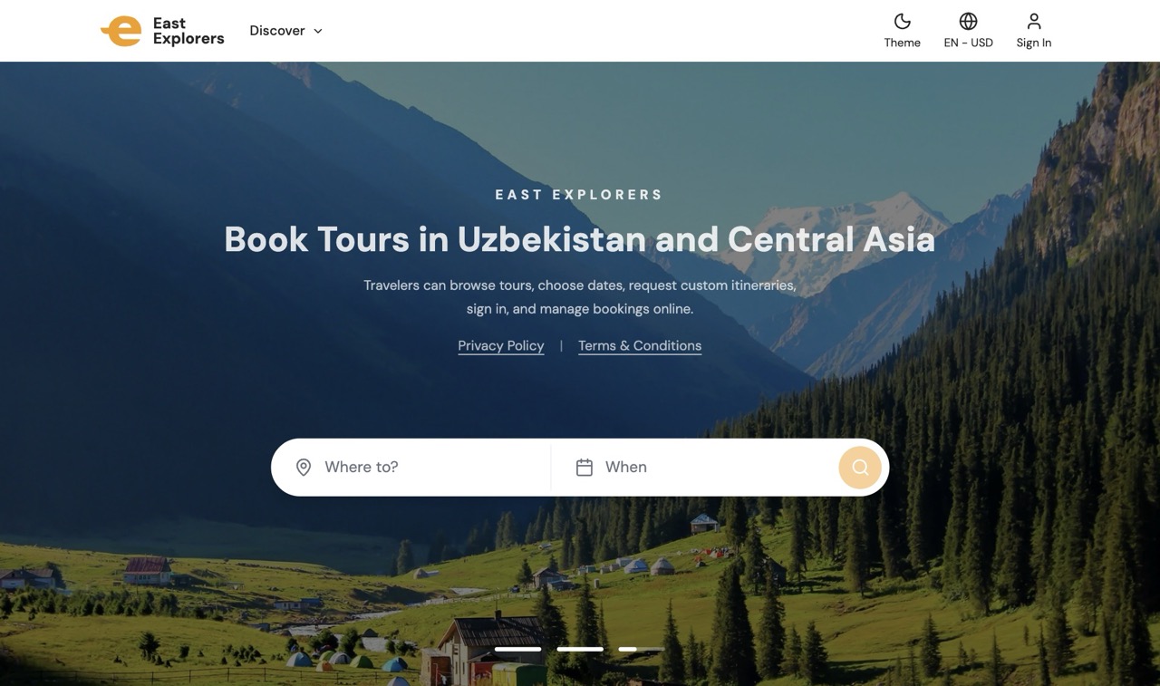 East Explorers — Central Asia travel platform