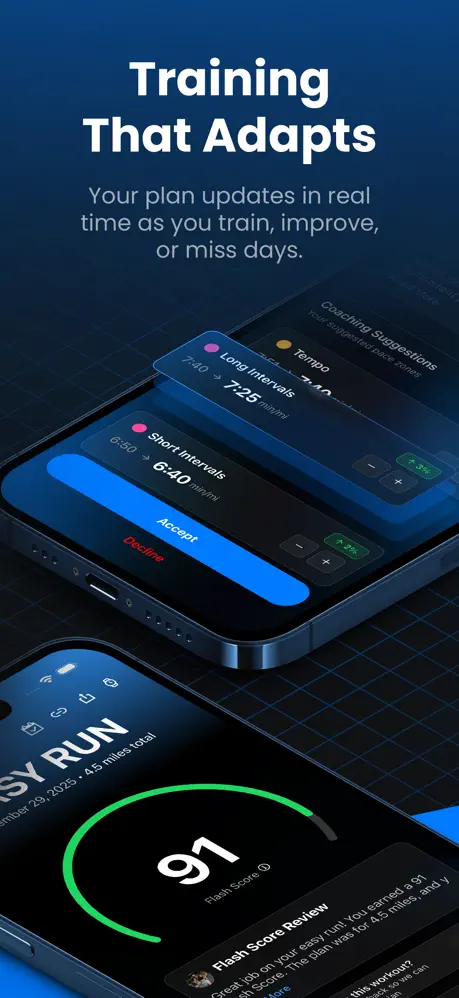 Endorphins Running mobile app screen 3
